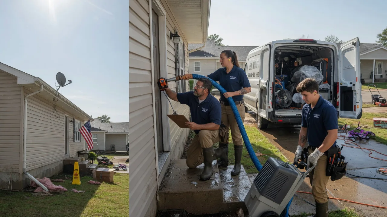 Ceiling Water Damage Restoration in South Charleston, OH near me